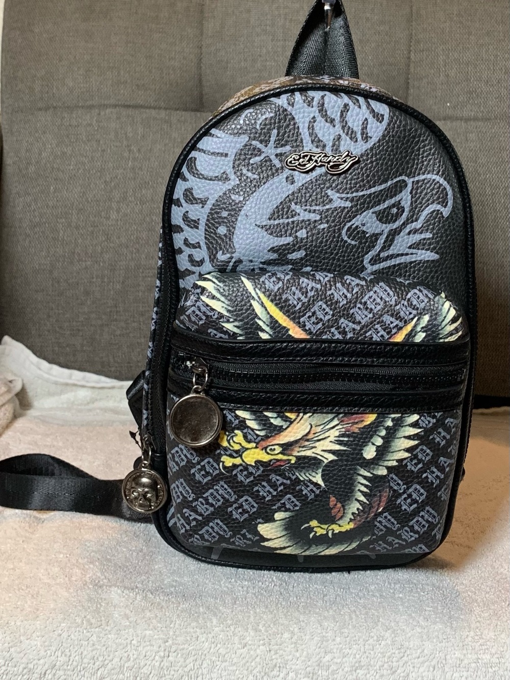 NWT Ed Hardy Compact Backpack